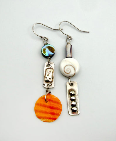 Collage Shell Earrings