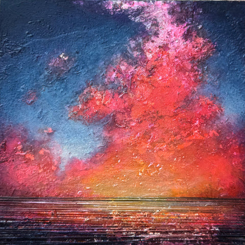 Erupting Sunrise/Sunset I - Patina Seascapes Series