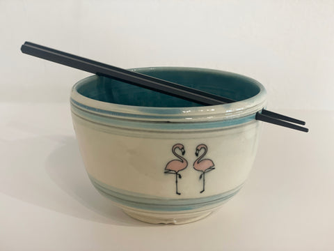 Flamingo Udon Bowl