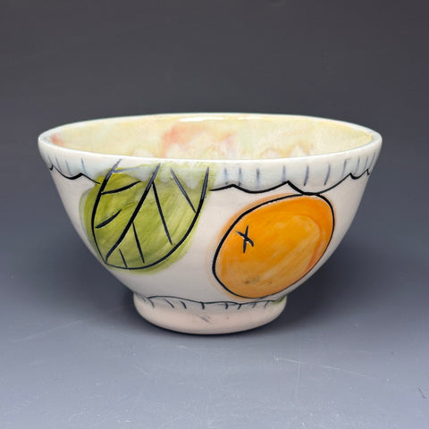 Illustrated Oranges Bowl No. 2