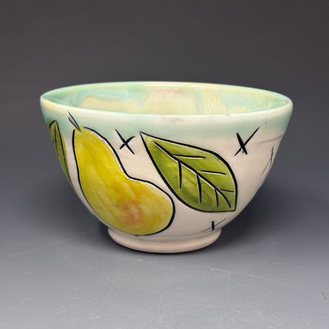 Illustrated Pears Bowl No. 3