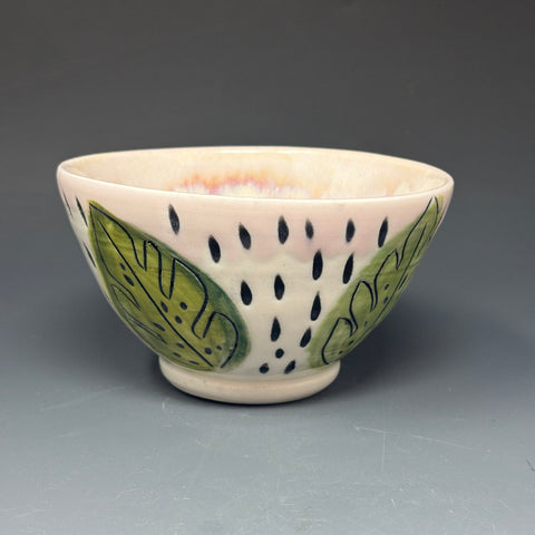 Illustrated Monstera Bowl No. 2