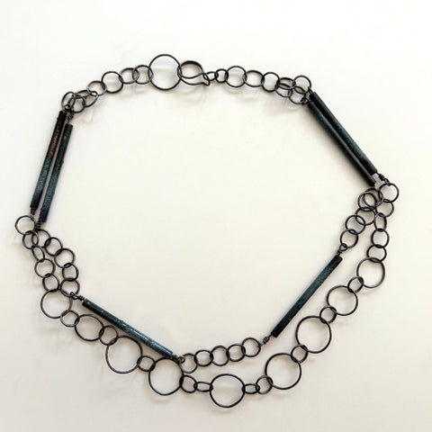 Black Bead Necklace