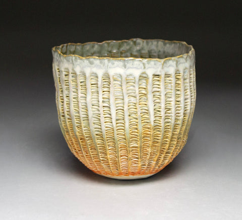 Seashell Luminary-Orange 2