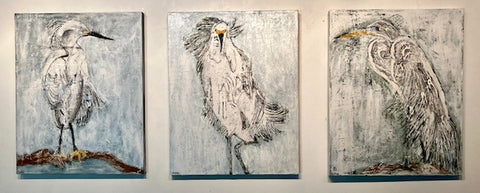 Trio of Whites (Triptych)