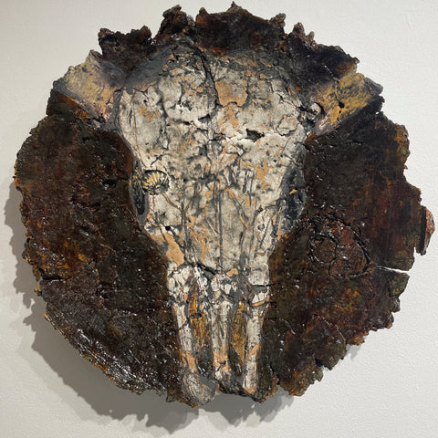 Cow Skull Platter No. 1