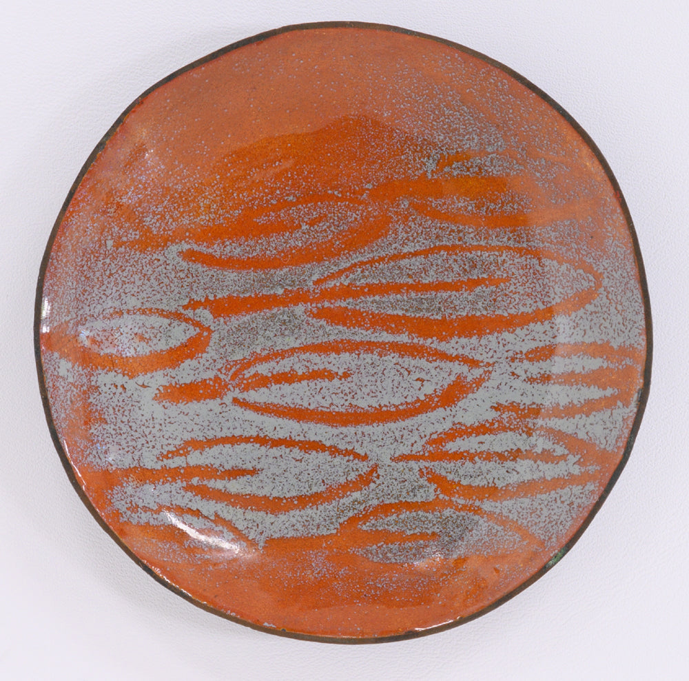 Enamel Dish with Leaves No. 2