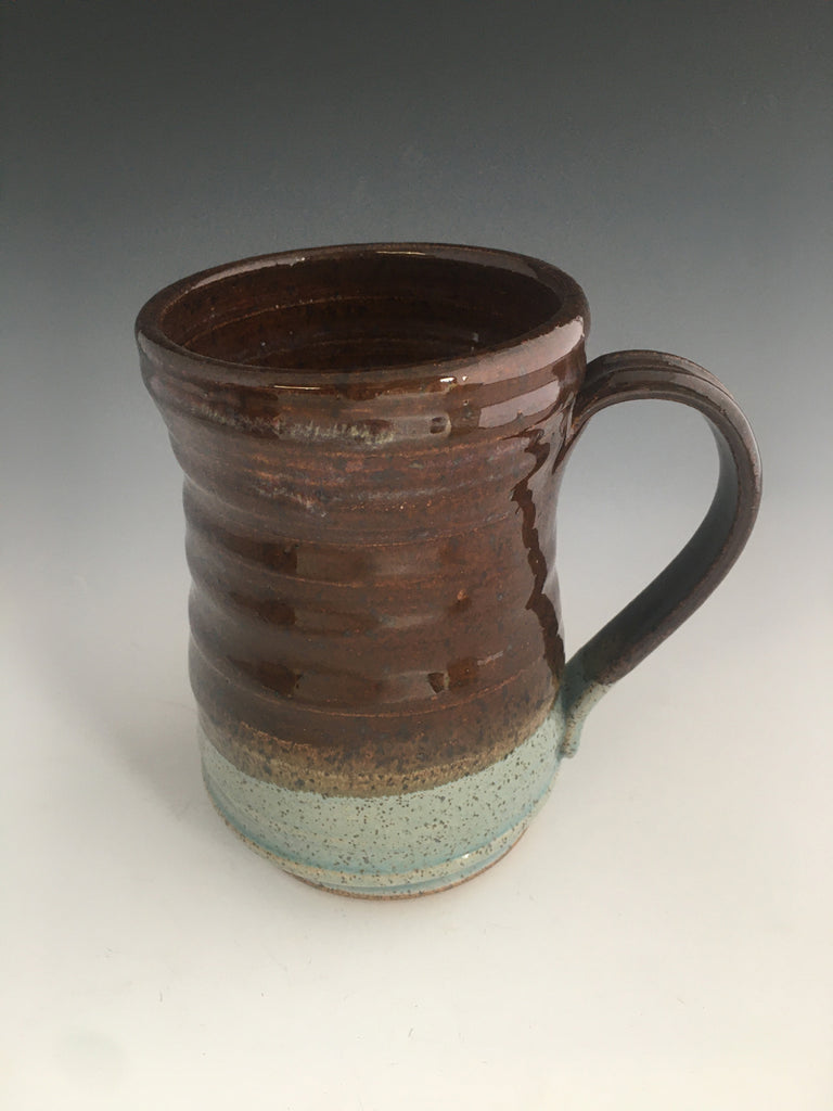 Cappuccino & Blue Speckled Mug