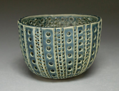 Blue Sea Urchin Luminary No. 1
