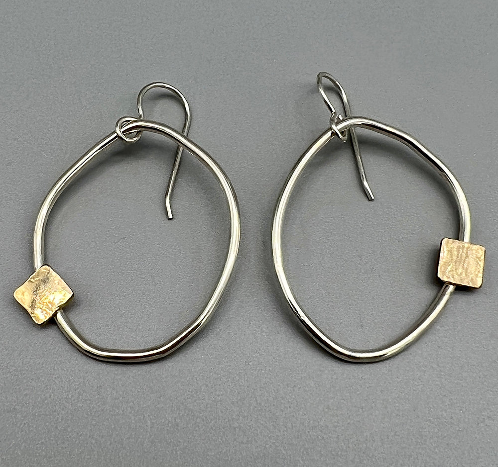 Square on Wonky Circle Hoops