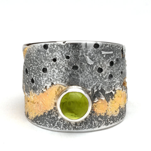 Peridot Wrap Ring